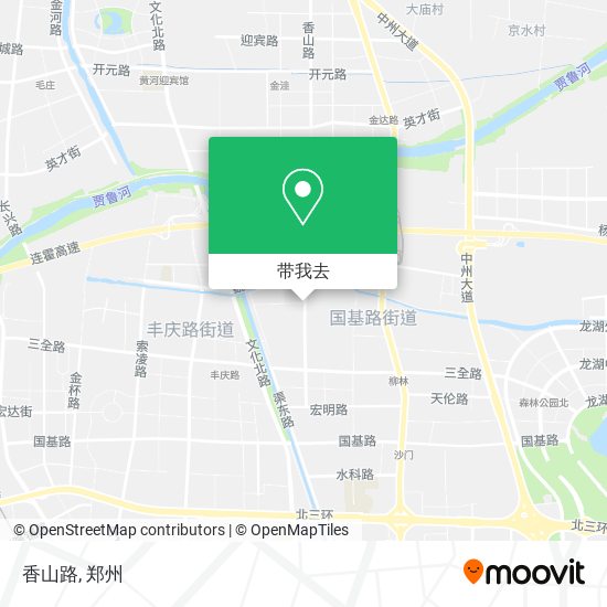 香山路地图