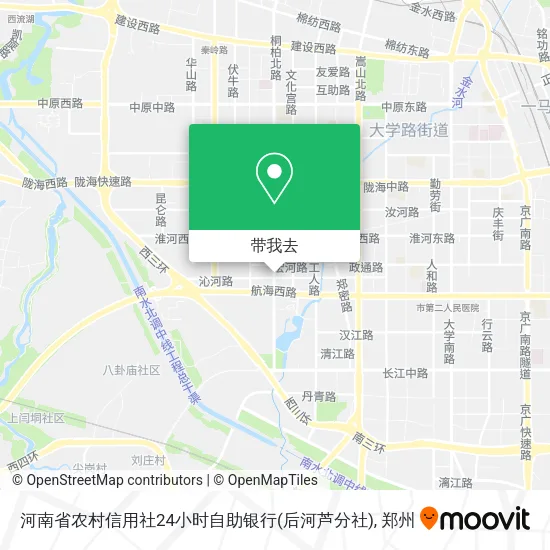 河南省农村信用社24小时自助银行(后河芦分社)地图