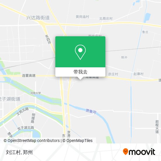 刘江村地图