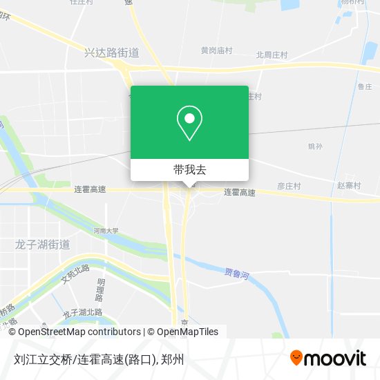 刘江立交桥/连霍高速(路口)地图