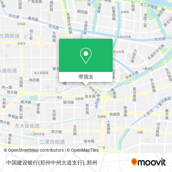 中国建设银行(郑州中州大道支行)地图