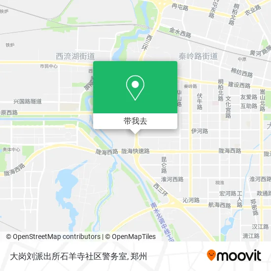 大岗刘派出所石羊寺社区警务室地图