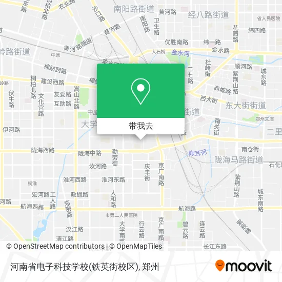 河南省电子科技学校(铁英街校区)地图