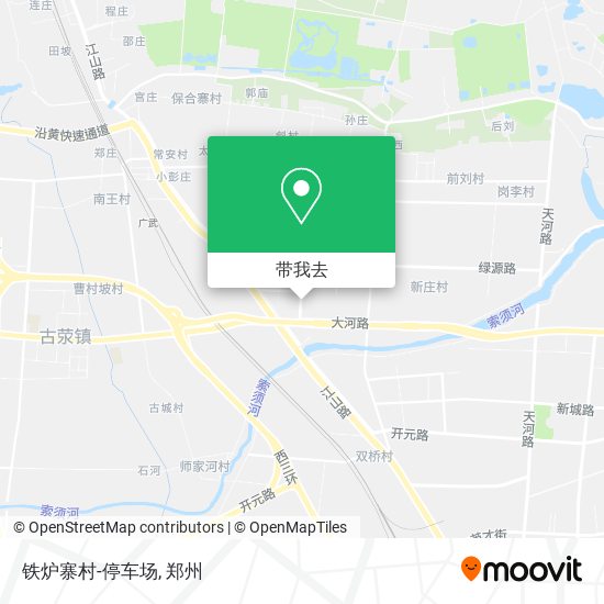 铁炉寨村-停车场地图