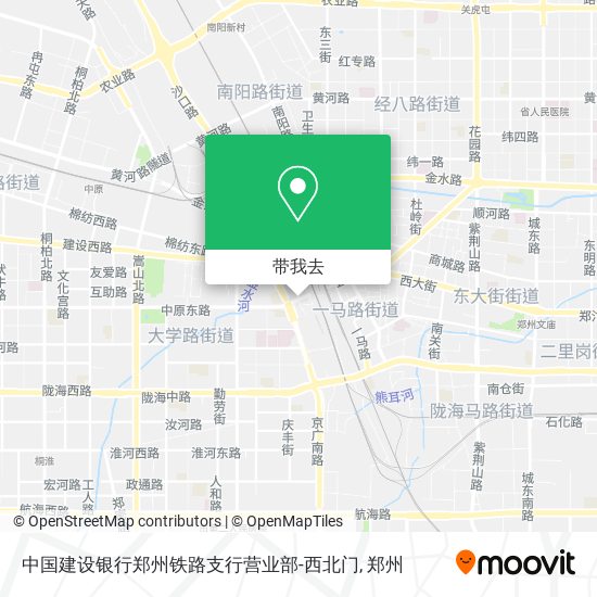 中国建设银行郑州铁路支行营业部-西北门地图