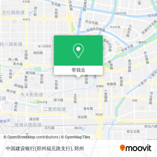 中国建设银行(郑州福元路支行)地图
