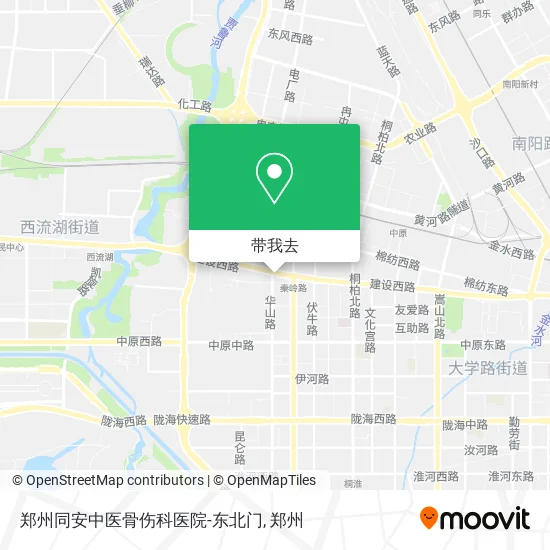 郑州同安中医骨伤科医院-东北门地图