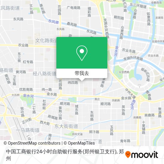 中国工商银行24小时自助银行服务(郑州银卫支行)地图