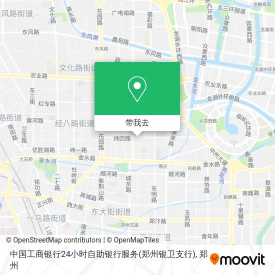 中国工商银行24小时自助银行服务(郑州银卫支行)地图