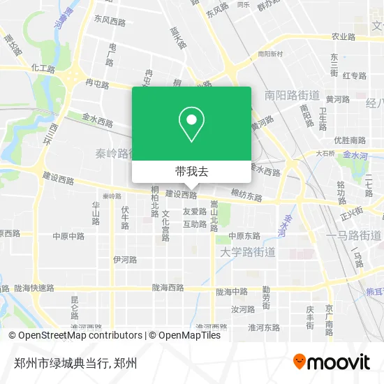 郑州市绿城典当行地图