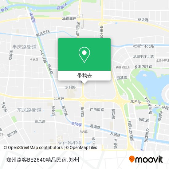 郑州路客BE2640精品民宿地图