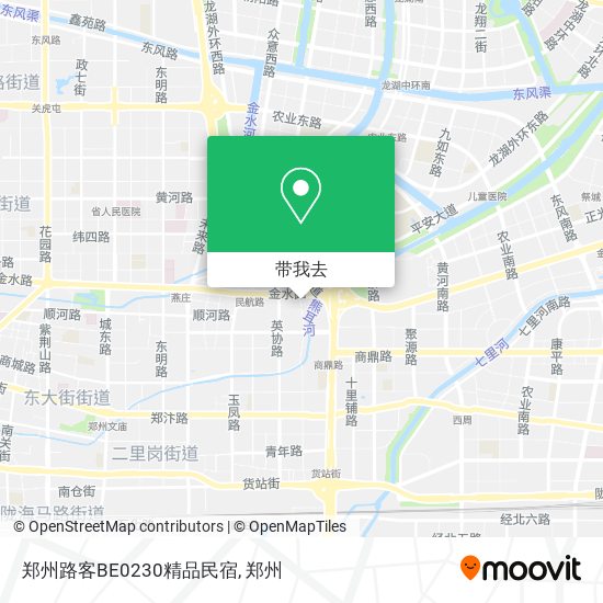 郑州路客BE0230精品民宿地图