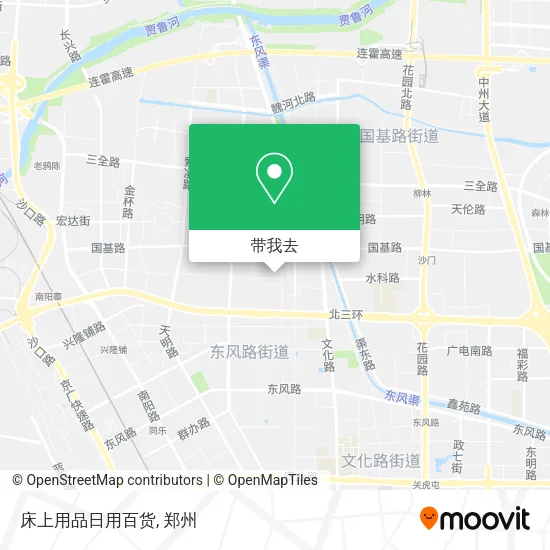 床上用品日用百货地图