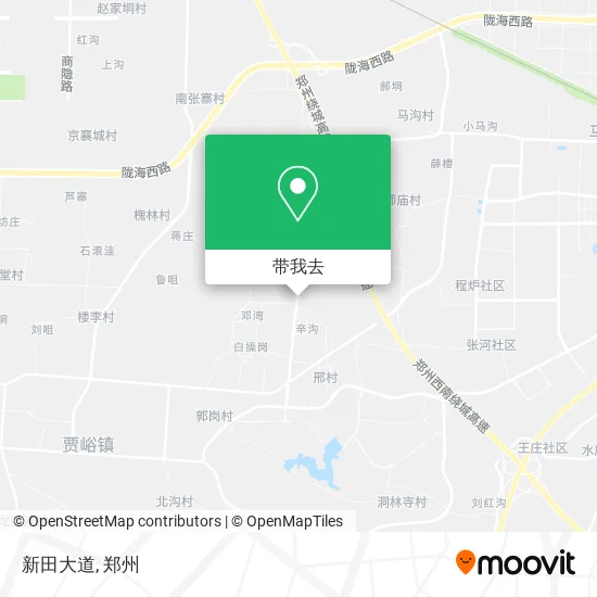 新田大道地图