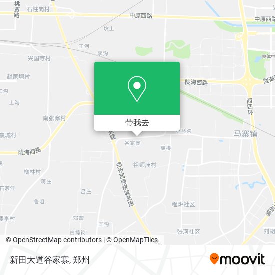 新田大道谷家寨地图