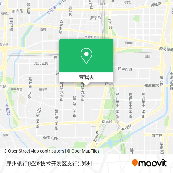 郑州银行(经济技术开发区支行)地图