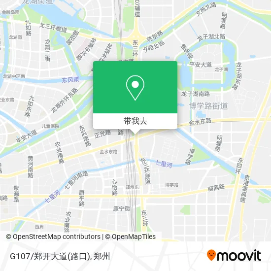 G107/郑开大道(路口)地图