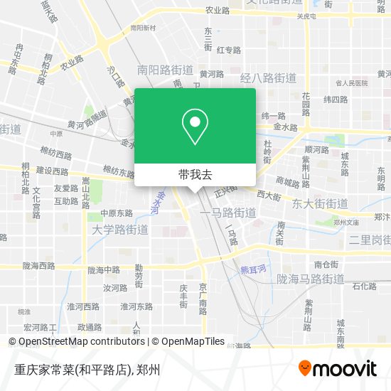 重庆家常菜(和平路店)地图