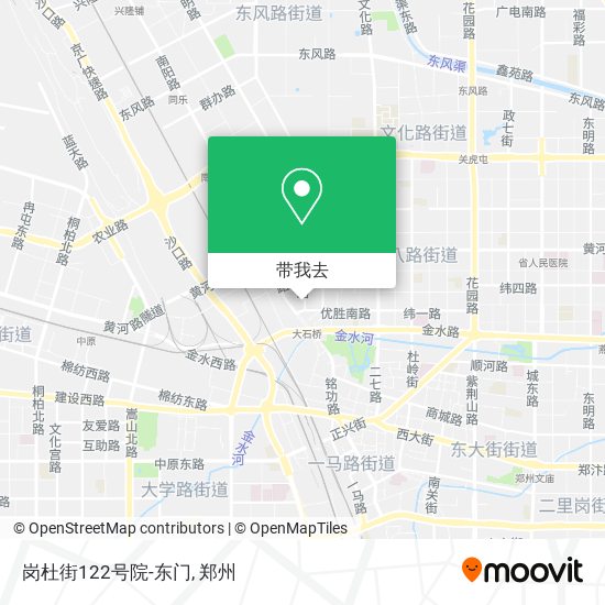 岗杜街122号院-东门地图