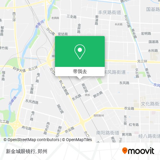 新金城眼镜行地图