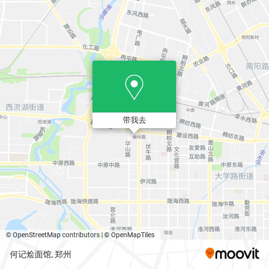 何记烩面馆地图
