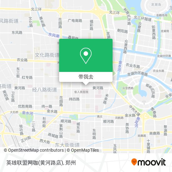 英雄联盟网咖(黄河路店)地图