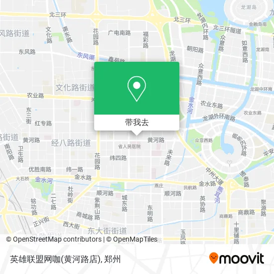 英雄联盟网咖(黄河路店)地图