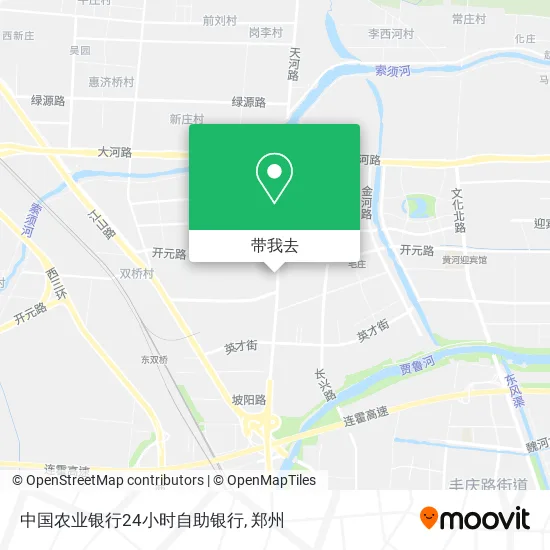 中国农业银行24小时自助银行地图