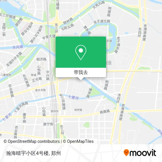 瀚海晴宇小区4号楼地图