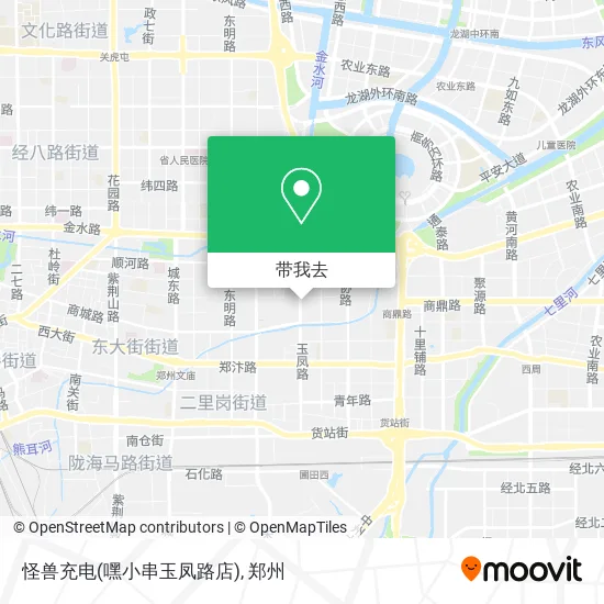 怪兽充电(嘿小串玉凤路店)地图