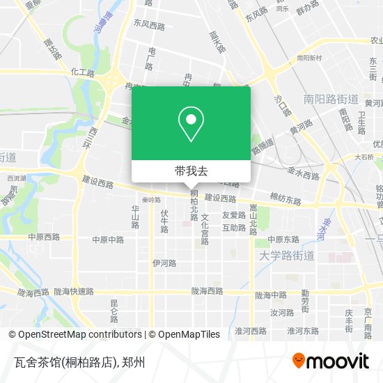 瓦舍茶馆(桐柏路店)地图