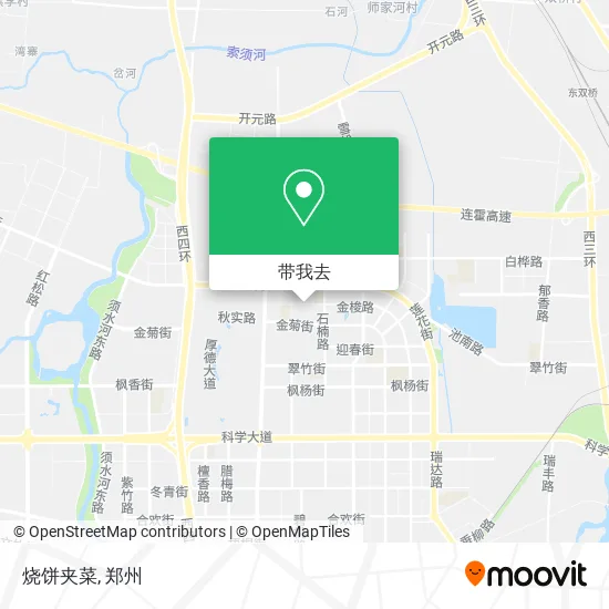 烧饼夹菜地图