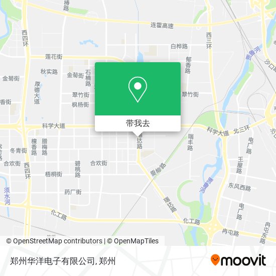 郑州华洋电子有限公司地图