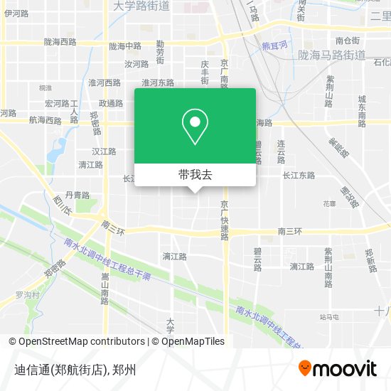 迪信通(郑航街店)地图