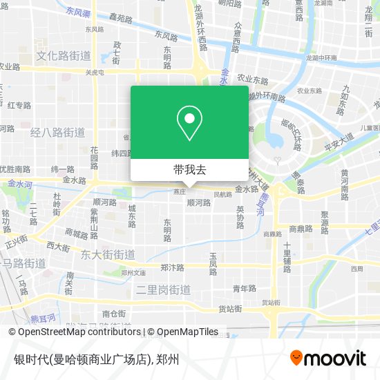 银时代(曼哈顿商业广场店)地图