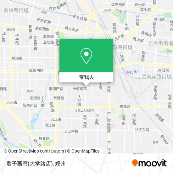 君子画廊(大学路店)地图