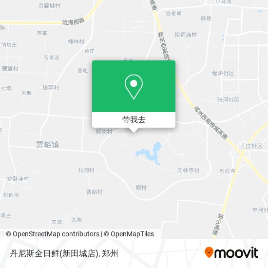 丹尼斯全日鲜(新田城店)地图