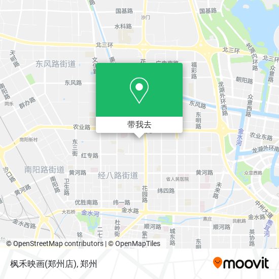 枫禾映画(郑州店)地图