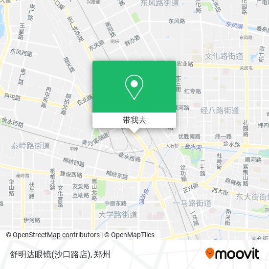 舒明达眼镜(沙口路店)地图