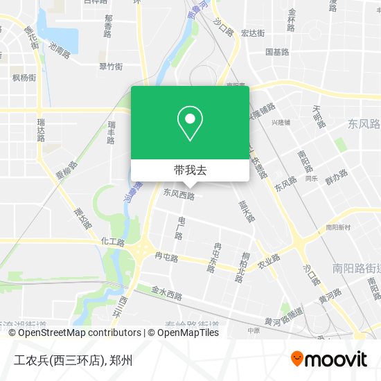 工农兵(西三环店)地图