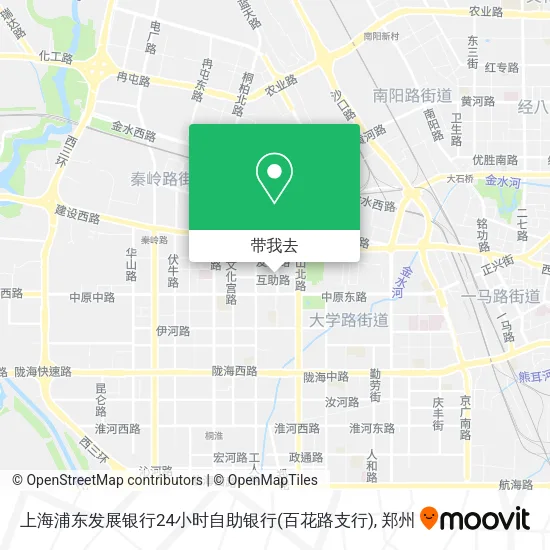 上海浦东发展银行24小时自助银行(百花路支行)地图