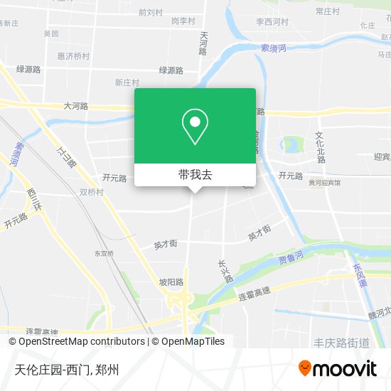 天伦庄园-西门地图