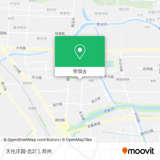 天伦庄园-北2门地图