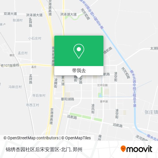 锦绣杏园社区后宋安置区-北门地图