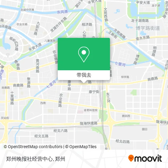 郑州晚报社经营中心地图