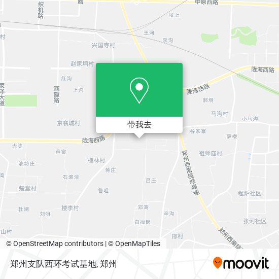 郑州支队西环考试基地地图