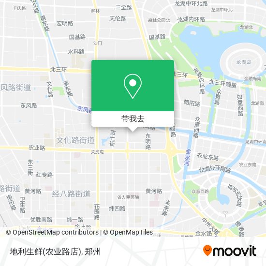 地利生鲜(农业路店)地图