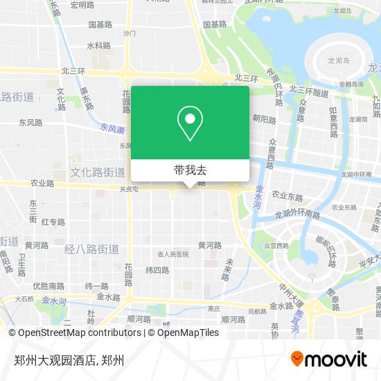 郑州大观园酒店地图