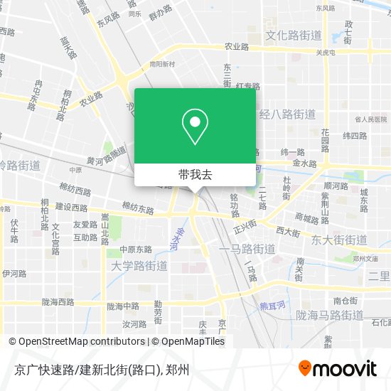 京广快速路/建新北街(路口)地图