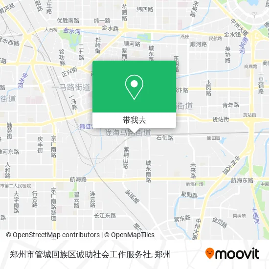郑州市管城回族区诚助社会工作服务社地图